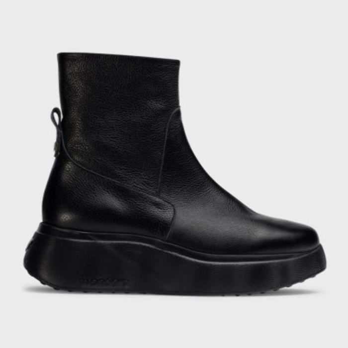 Botín Deportivo SOFÃA Negro. Tacón: 5cm