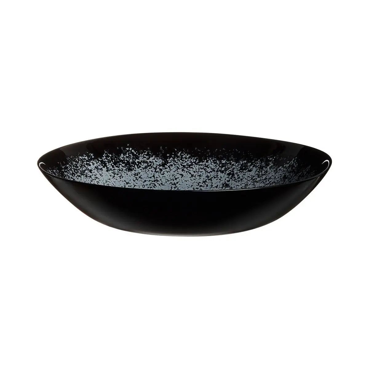 6 assiettes creuses noires 20 cm Slate - Luminarc