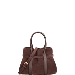 Borsa a mano da donna Made in Italy - Modello Lumina Lux - 100% pelle - 28.0 x 20.0 x 13.0 cm