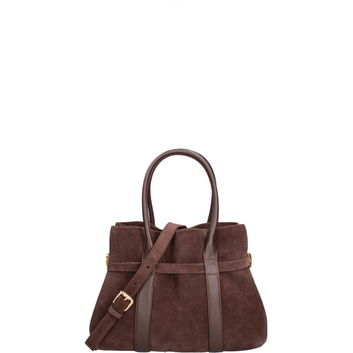 Borsa a mano da donna Made in Italy - Modello Lumina Lux - 100% pelle - 28.0 x 20.0 x 13.0 cm