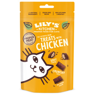 Lily's Kitchen Chat Friandises au poulet 60g - Lot de 10