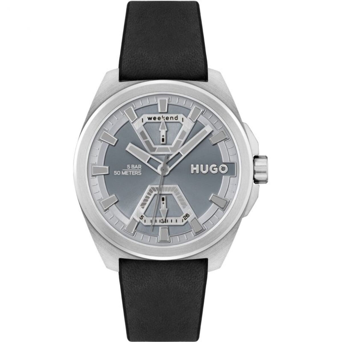 Reloj Hugo 1530240 Hombre Analogico Cuarzo con Correa de Piel