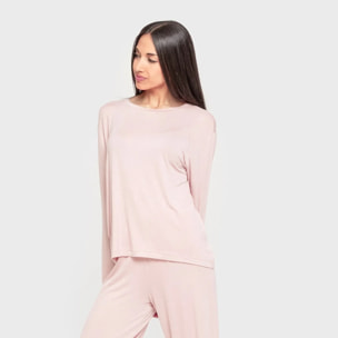 Pijama largo viscosa mujer liso