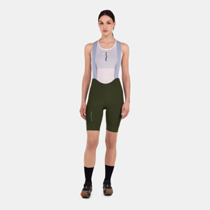 Cargo Women's Bib Shorts - Vert Militaire - Verde Militare