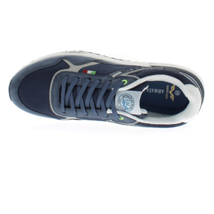 Armata di Mare Scarpe Uomo Sneakers Vintage Running con Soletta Rimovibile in Memory Foam AMU S24N518 Navy