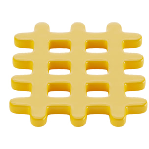 Dessous de plat céramique grid jaune