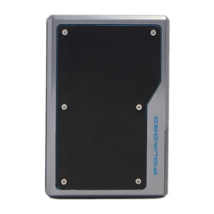Piquadro Portacarte di credito MagSafe® in alluminio pelle
