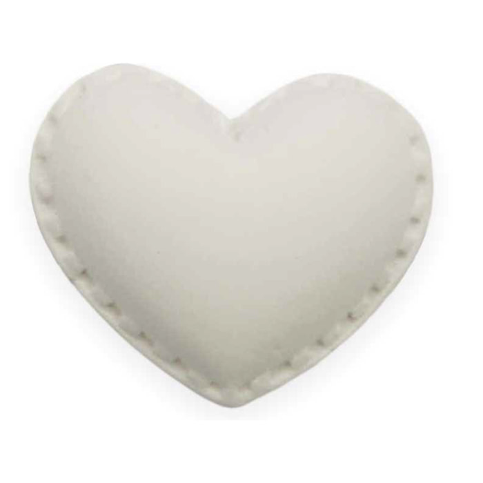 Gessetti A Forma Di Cuore, 12 Pezzi. Altezza 2 Cm - Pezzi 36 - 14X1X1cm - Colore: Bianco - Bianchi Dino - Gessetti, Petali E Piume