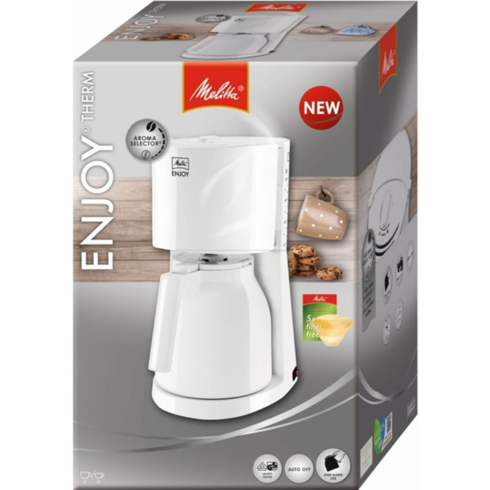 Cafetière isotherme MELITTA Enjoy Therm Blanc