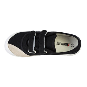 Zapatillas Sneaker para Niño/Niña - KAWASAKI Original Kids Shoe W/velcro K202432 1001 Black