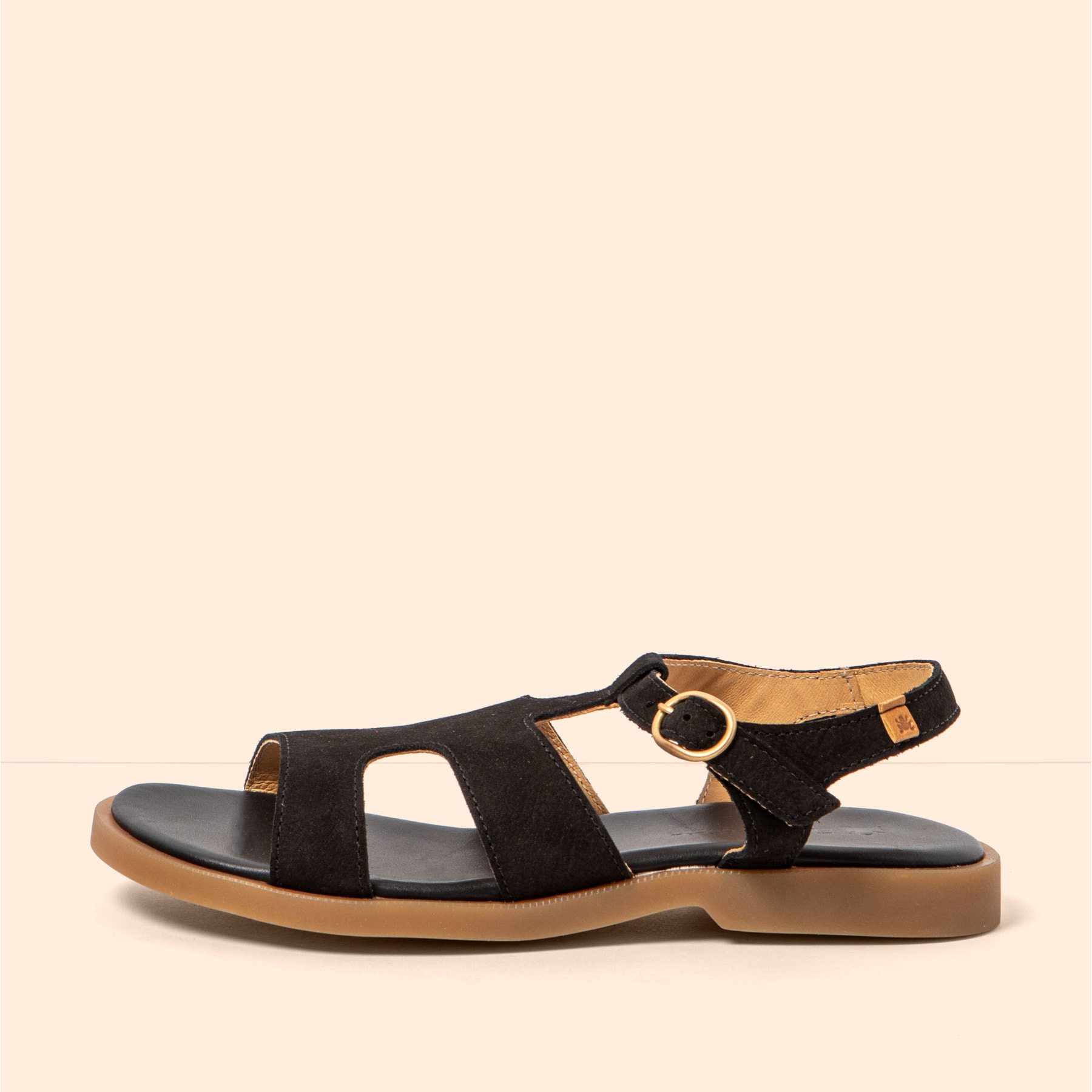 Sandalias N5879 NOBUCK BLACK/ ARENISCA color Black