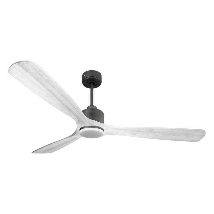 Ventilateur de plafond Réversible  Thermostat Dimmable Wifi Moteur à courant continu Toits en pente Télécommande Lumière à trois tons Hypersilence Mémoire