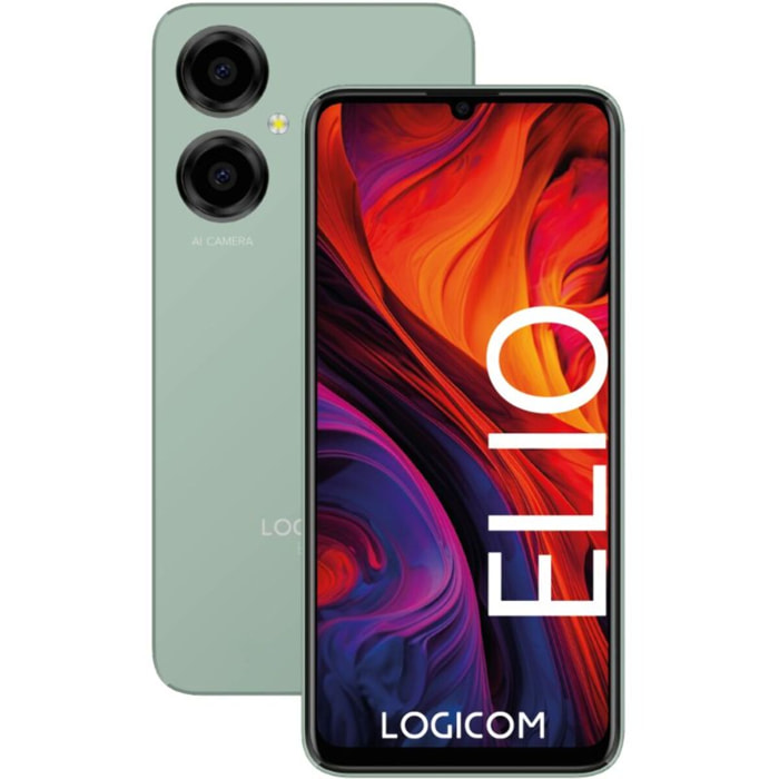 Smartphone LOGICOM Elio Vert 64Go 4G