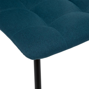 Chaise "Sirac" bleu canard