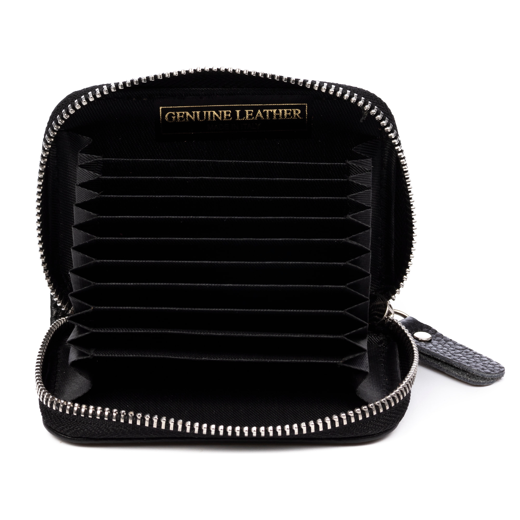 Balocco portafoglio portadocumenti donna. Pelle autentica Dollaro.