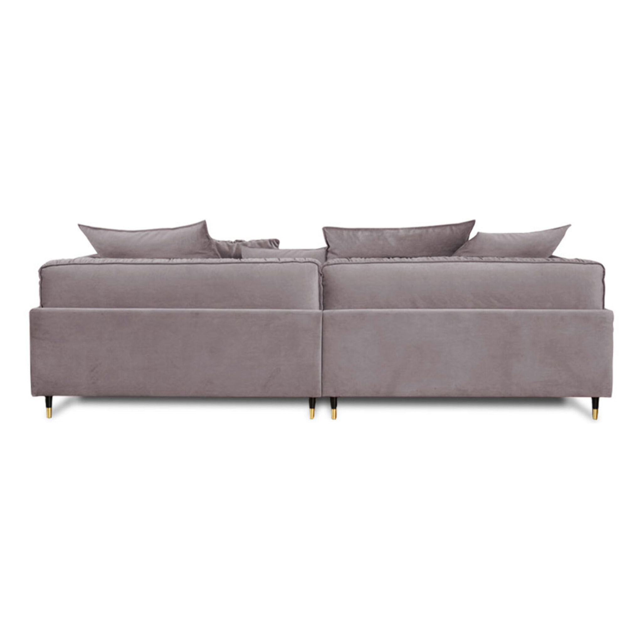 Canapé Droit Velours Fiorenzo - 4 places