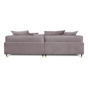 Canapé Droit Velours Fiorenzo - 4 places