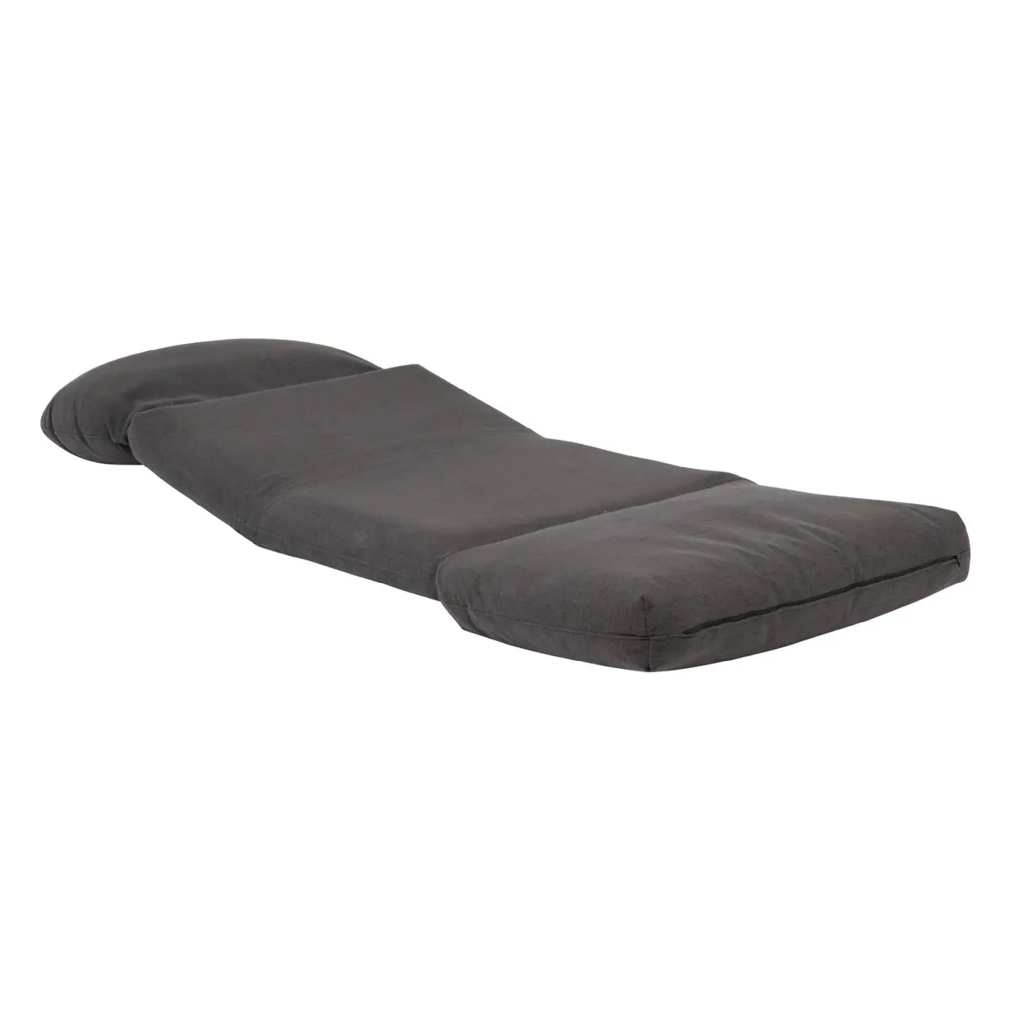 Chauffeuse "Marza" gris ardoise 209x78cm