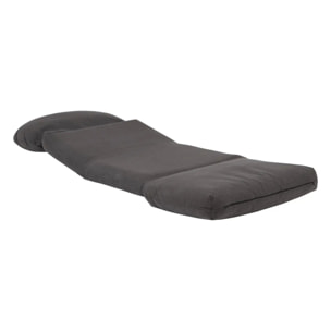 Chauffeuse "Marza" gris ardoise 209x78cm