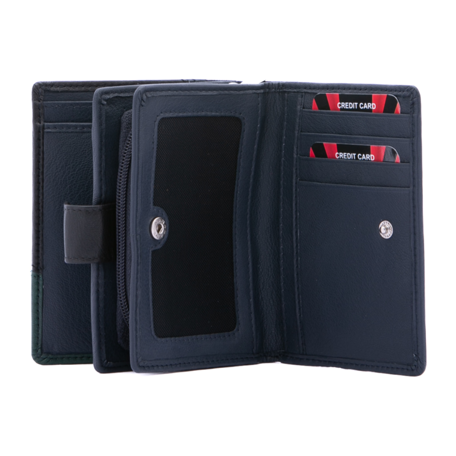 Portafoglio  da donna ecopelle Prodotto Vegano 13x9x3 cm