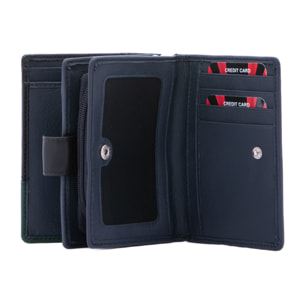 Portafoglio  da donna ecopelle Prodotto Vegano 13x9x3 cm