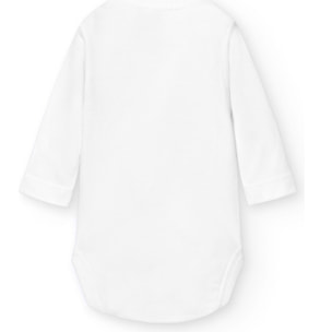 Body cruzado bebé manga larga bambú