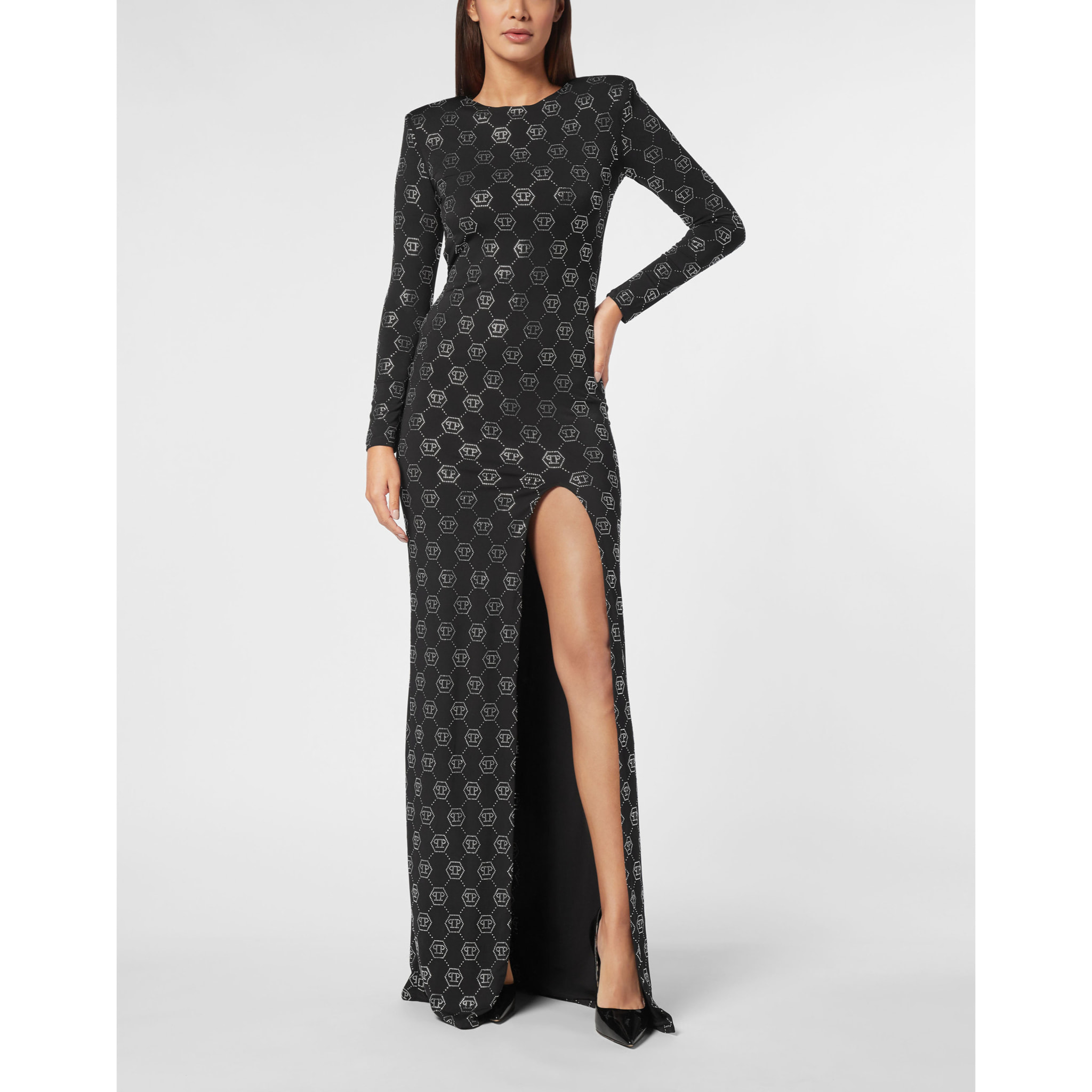 PHILIPP PLEIN Vestido largo MONOGRAM