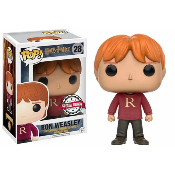 Harry Potter Funko Pop Figura Ron Weasley Esclusiva 9 cm