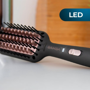 Cecotec Cepillo Alisador Bamba InstantCare 400 Travel Brush. Revestimiento de ce