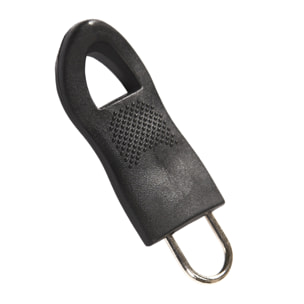 Lot de 4 Anneaux de Fermeture Zippée - JE CHERCHE UNE IDEE - Noir