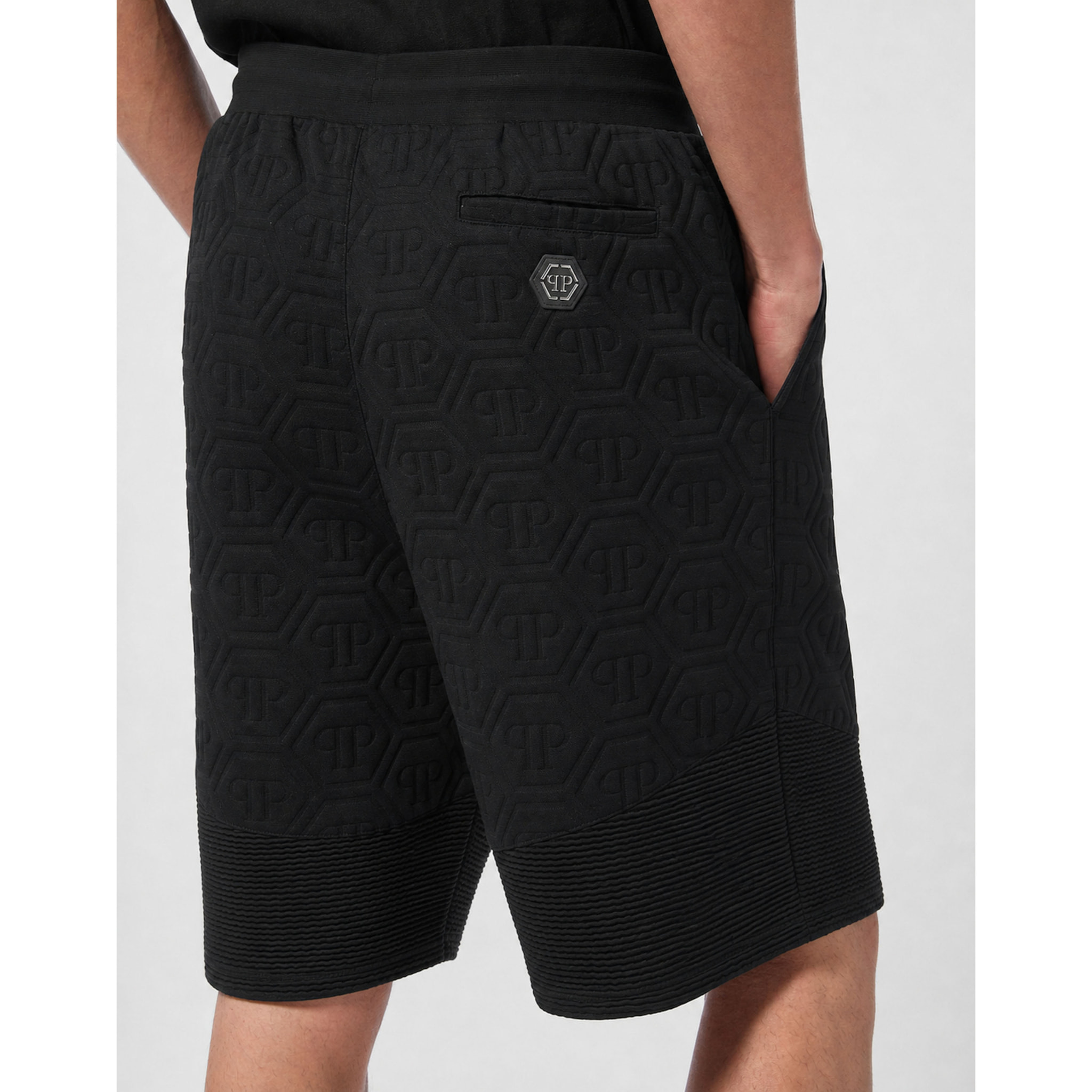 PHILIPP PLEIN Pantalones cortos de chándal MONOGRAM