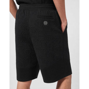 PHILIPP PLEIN Pantalones cortos de chándal MONOGRAM