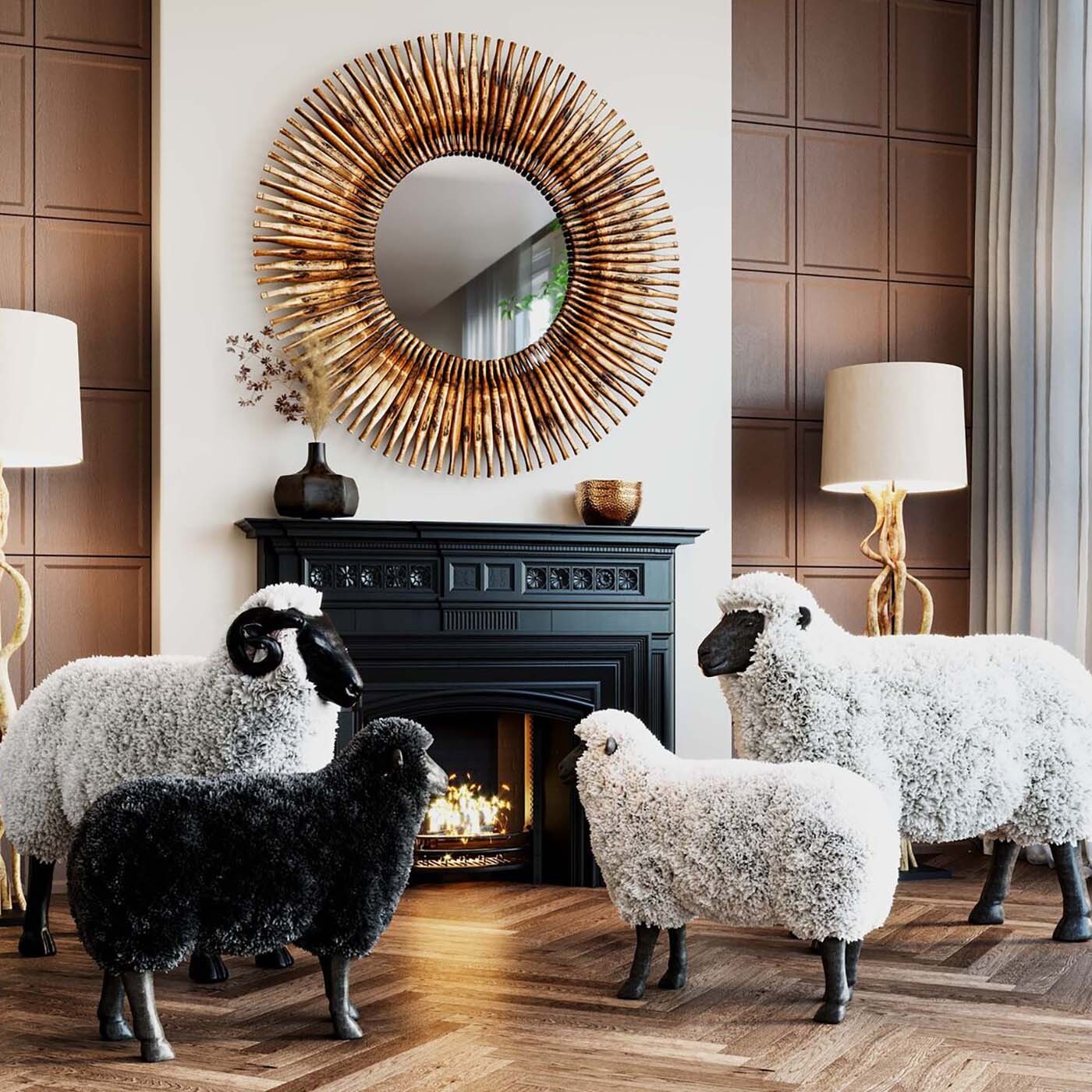 Déco mouton blanc Kare Design