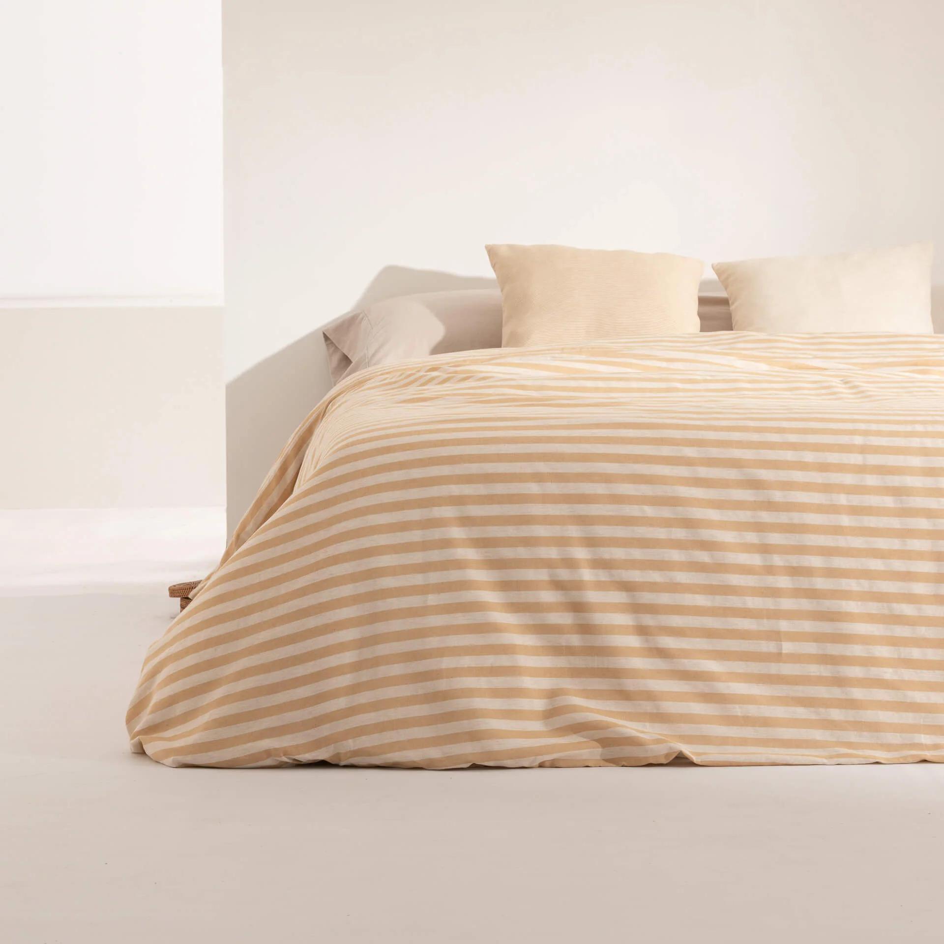 Housse de couette jacquard Jávea Grand Amber Gold