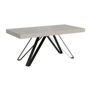 Tavolo allungabile 90x180/440 cm Terium cashmere gambe antracite
