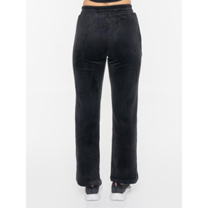 Pantalones palazzo de terciopelo a rayas para mujer Leone 1947 Glam Winter