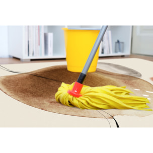 Alfombra de vinilo CERAMIKO, Lena, diseño moderno [Diam] 200 cm