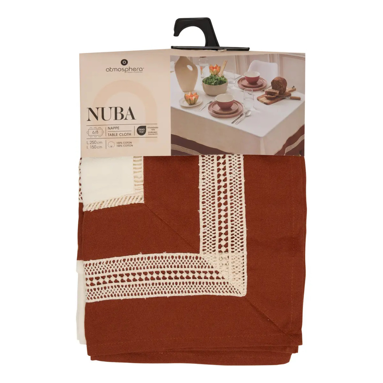 Nappe Nuba 150x250cm blanc