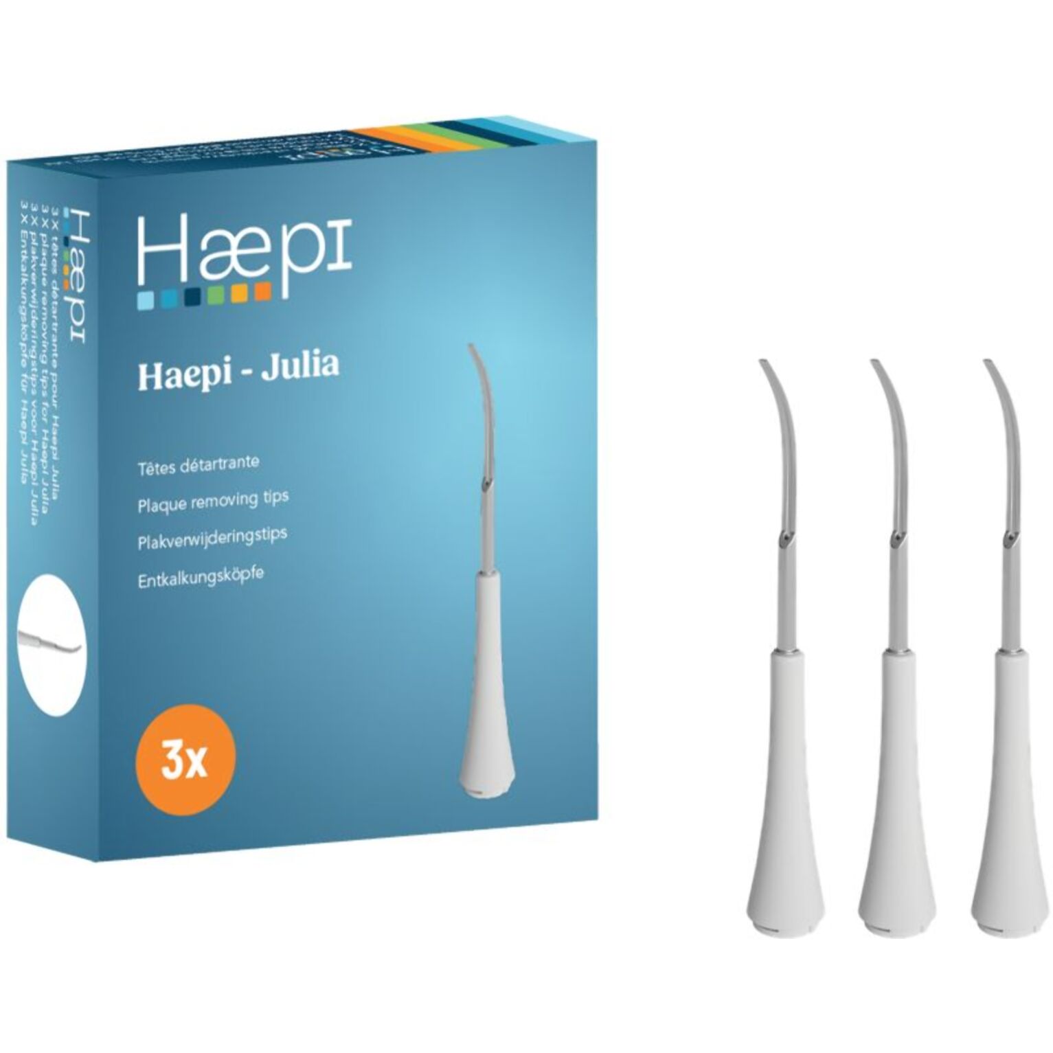 Tête HAEPI de détartrage pour brosse à dents Hi-Jul