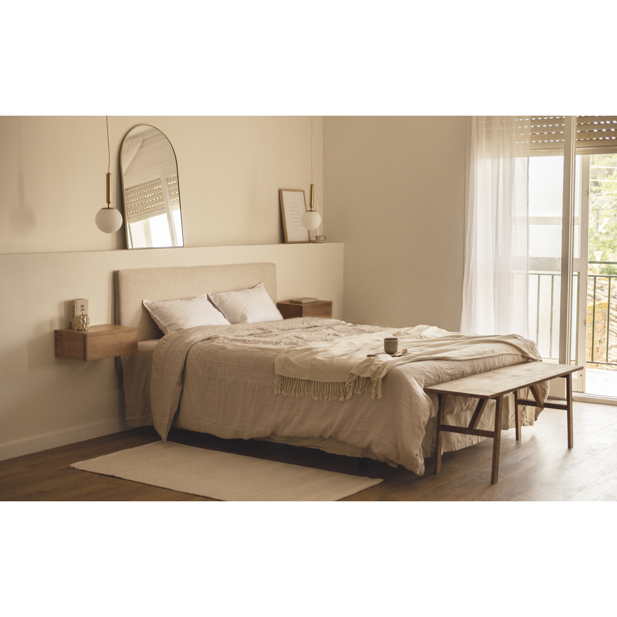 Banc en bois massif ton chêne foncé 120x45cm Hauteur: 45 Longueur: 120 Largeur: 35