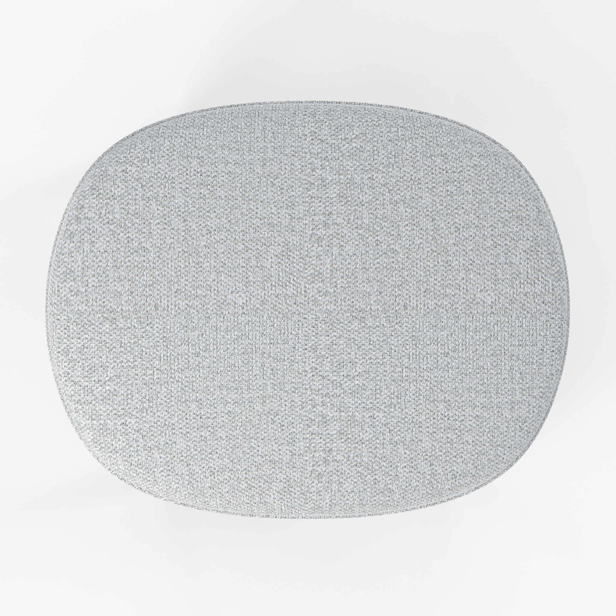 Lot de 2 tabourets pour îlot central 65,5 cm en bois et tissu gris - Jude