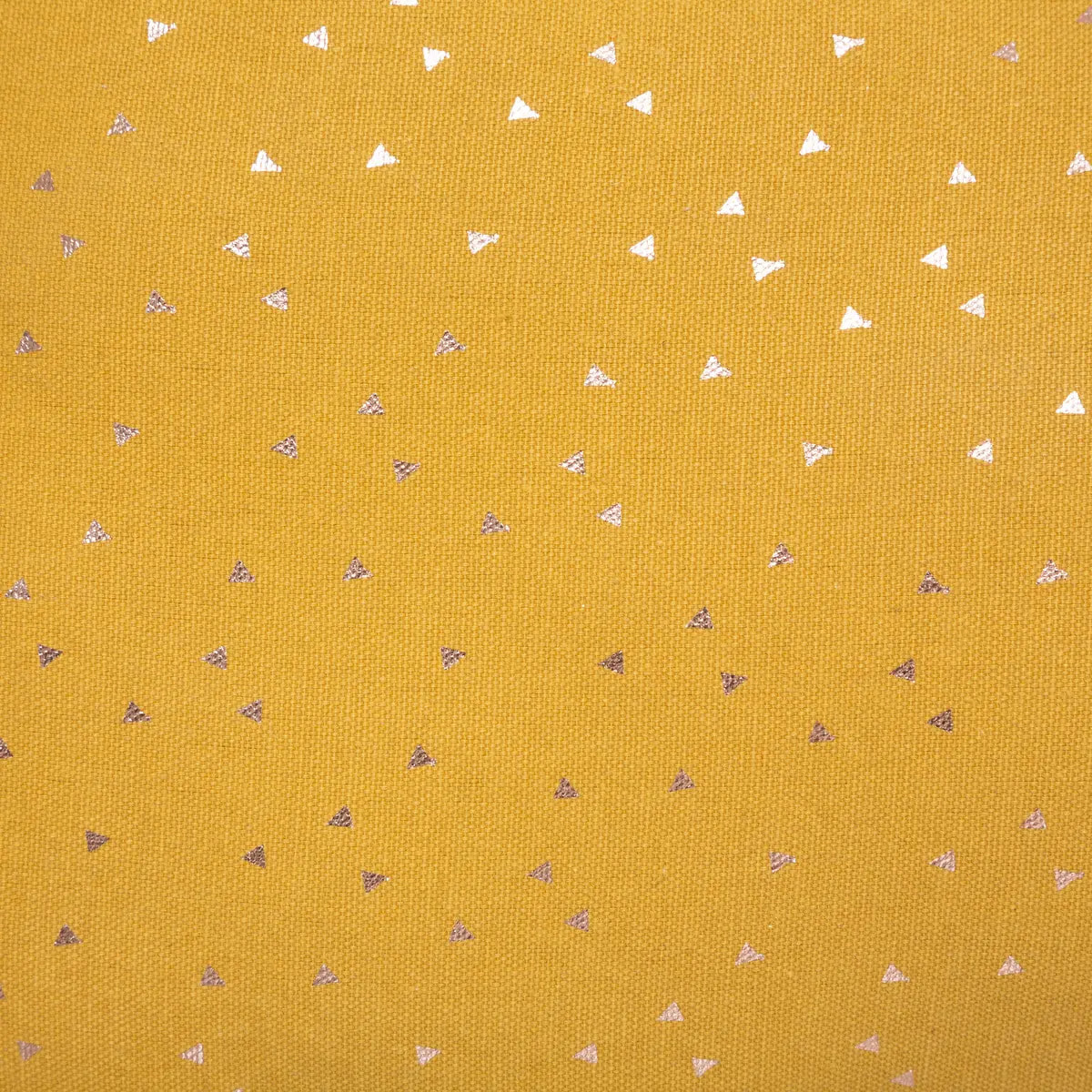 Coussin enfant "Berlingot" étoile jaune moutarde 40x40cm