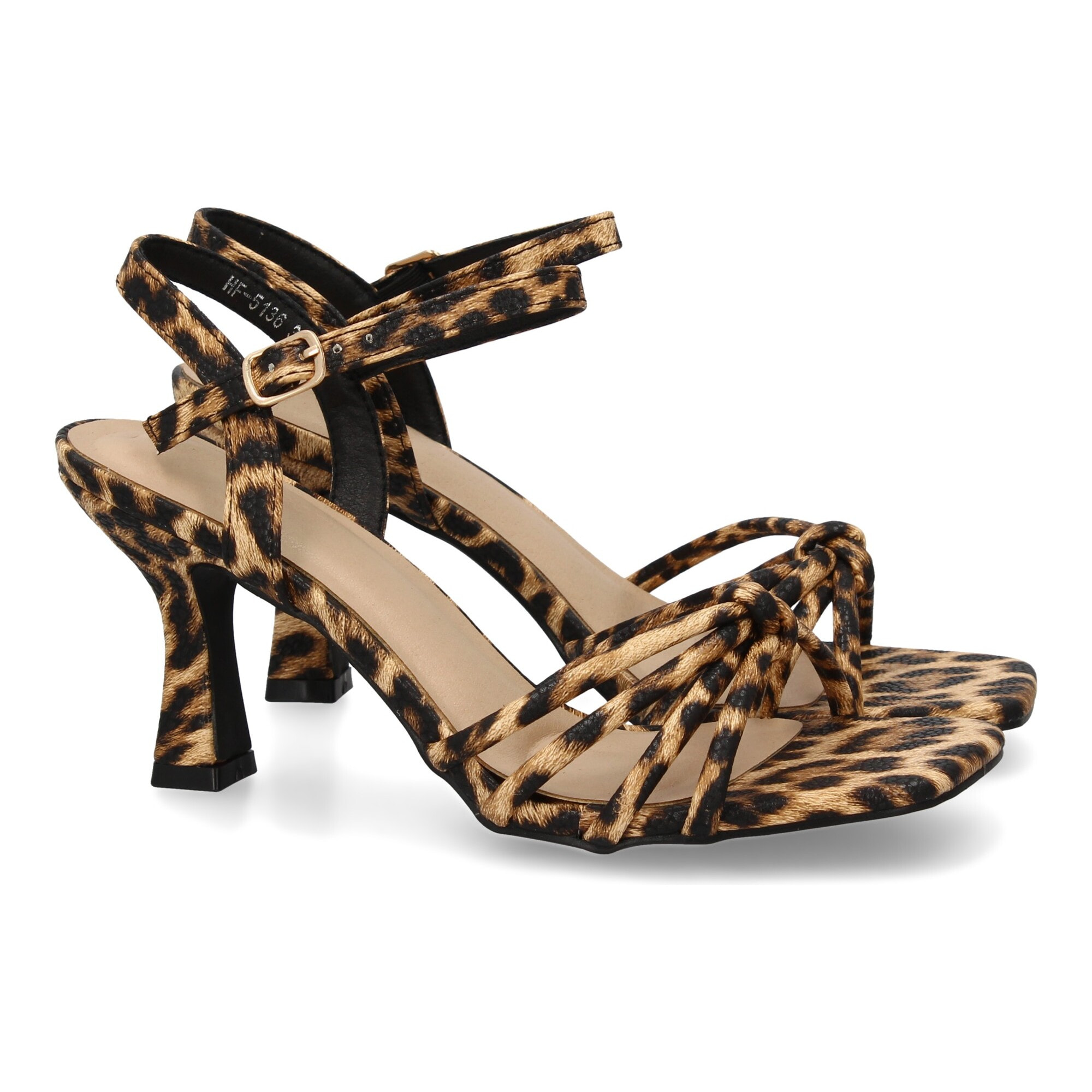 Sandalias de tacon para mujer, comodas y elegantes diseño moderno con tiras cruzadas