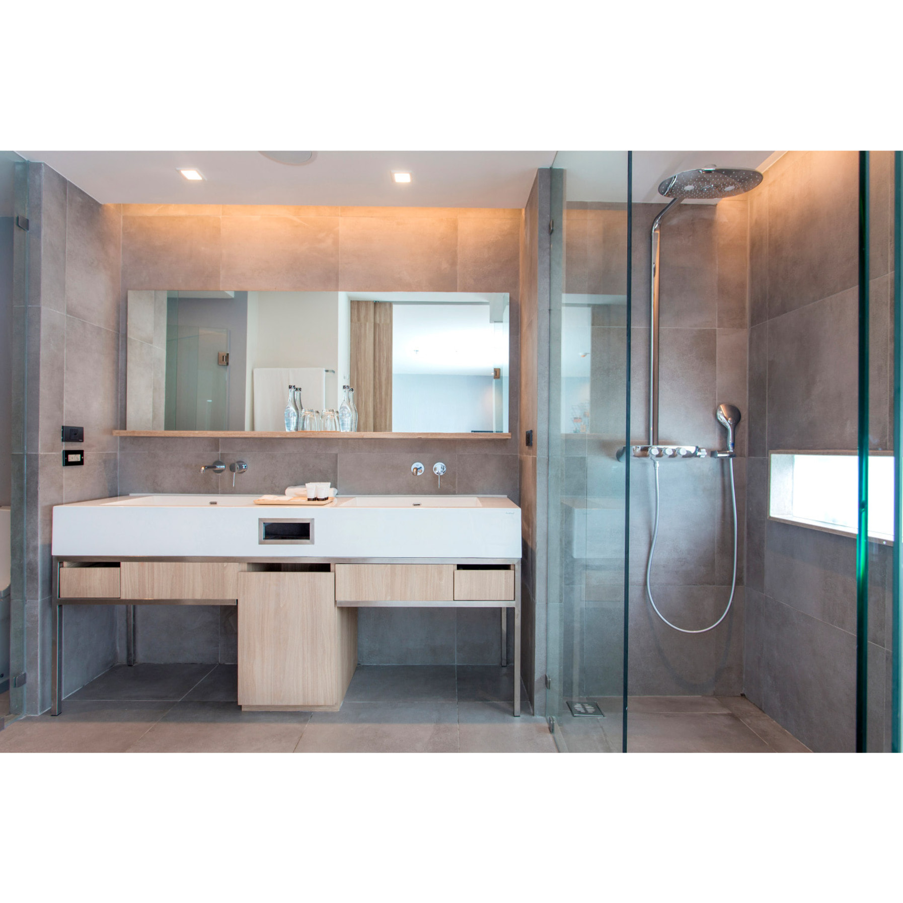 GROHE Colonne de douche avec mitigeur thermostatique Rainshower System SmartControl Duo 360