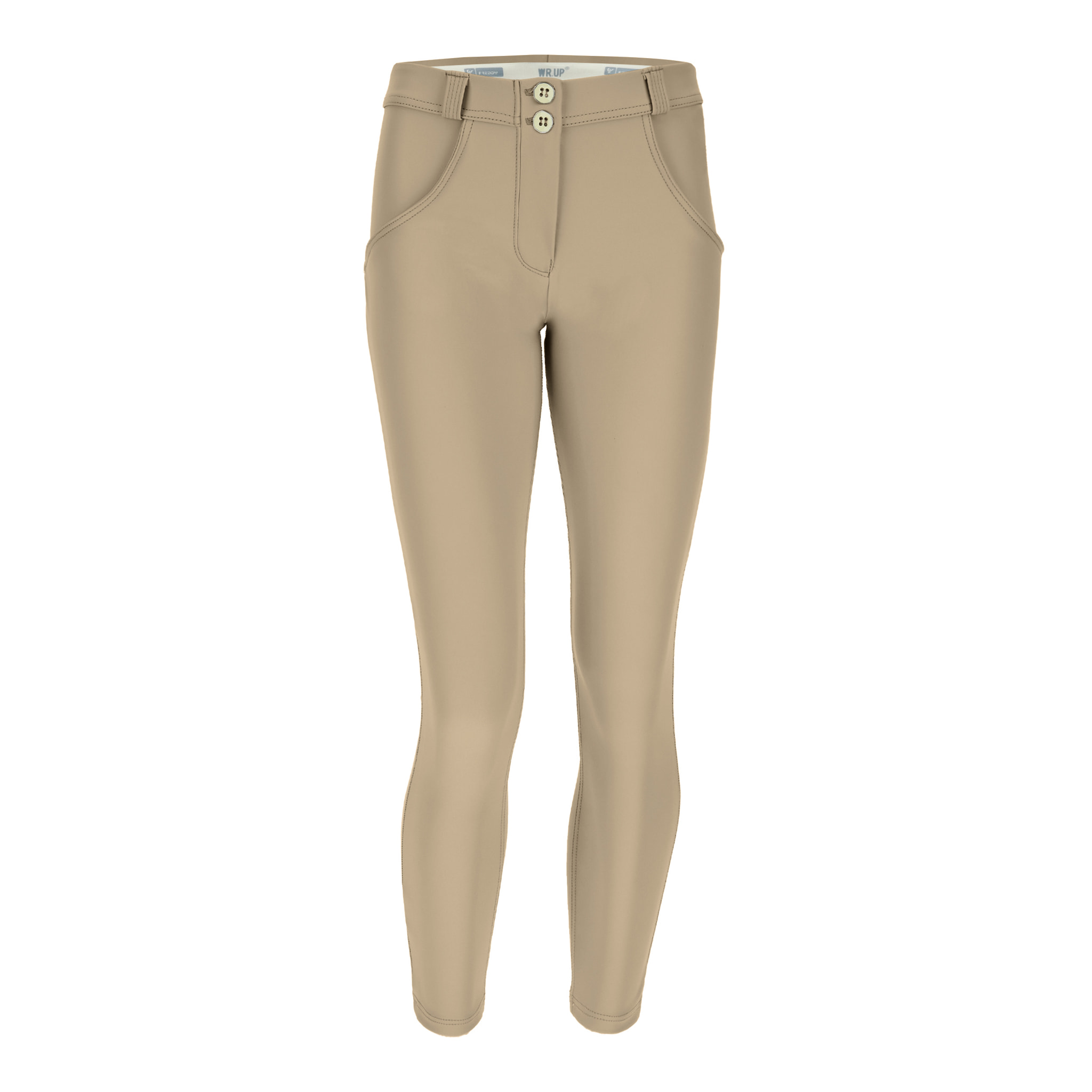 Pantaloni push up WR.UP® 7/8 superskinny similpelle ecologica