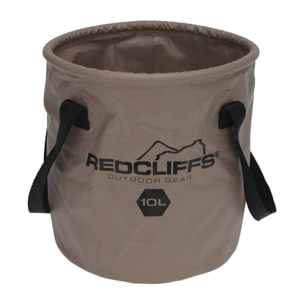 Well home cubo plegable con asas redondas ø24x25cm de 10l