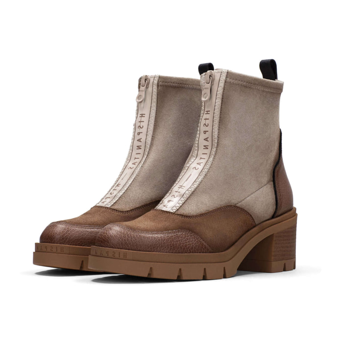 Botin Ingrid Almond 6 cm