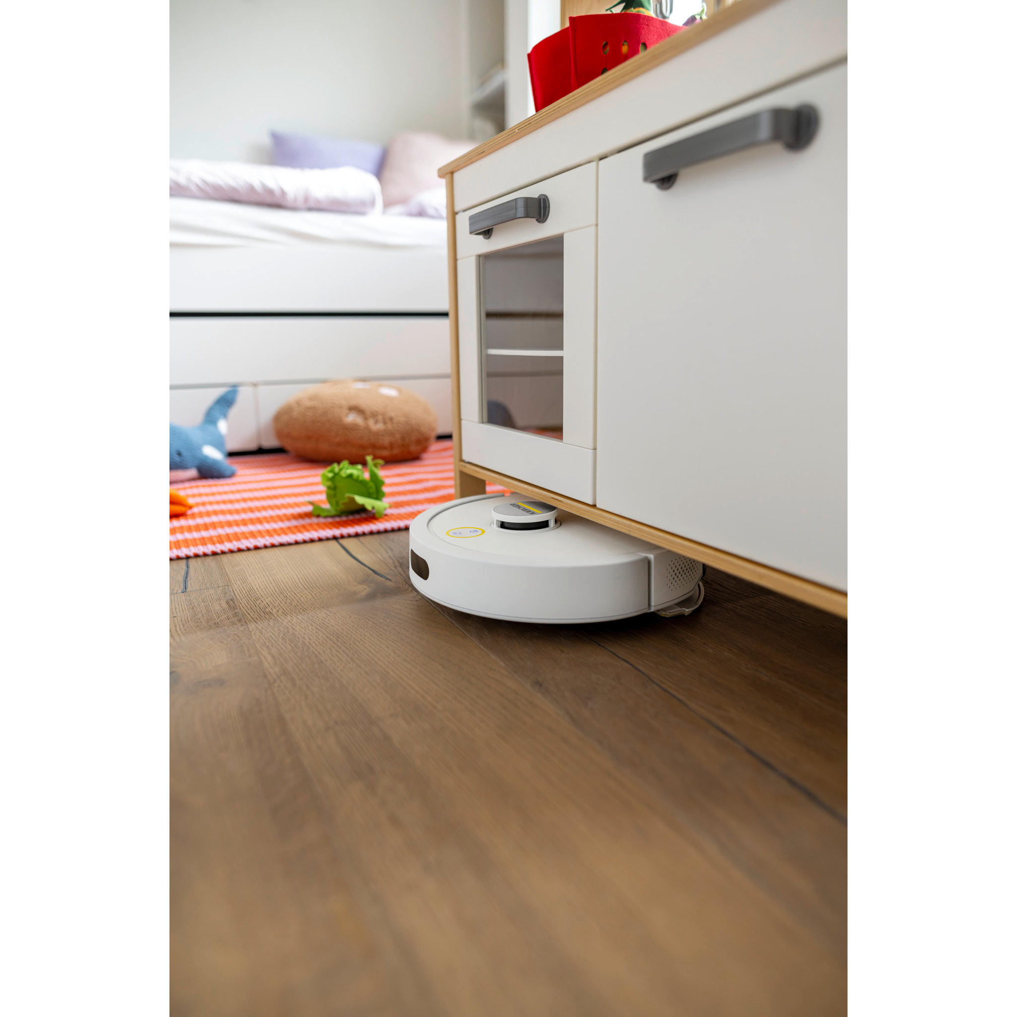 Aspirateur robot laveur KARCHER RVC 3 - 15000 PA - connecté - navigation lidar - 130 min
