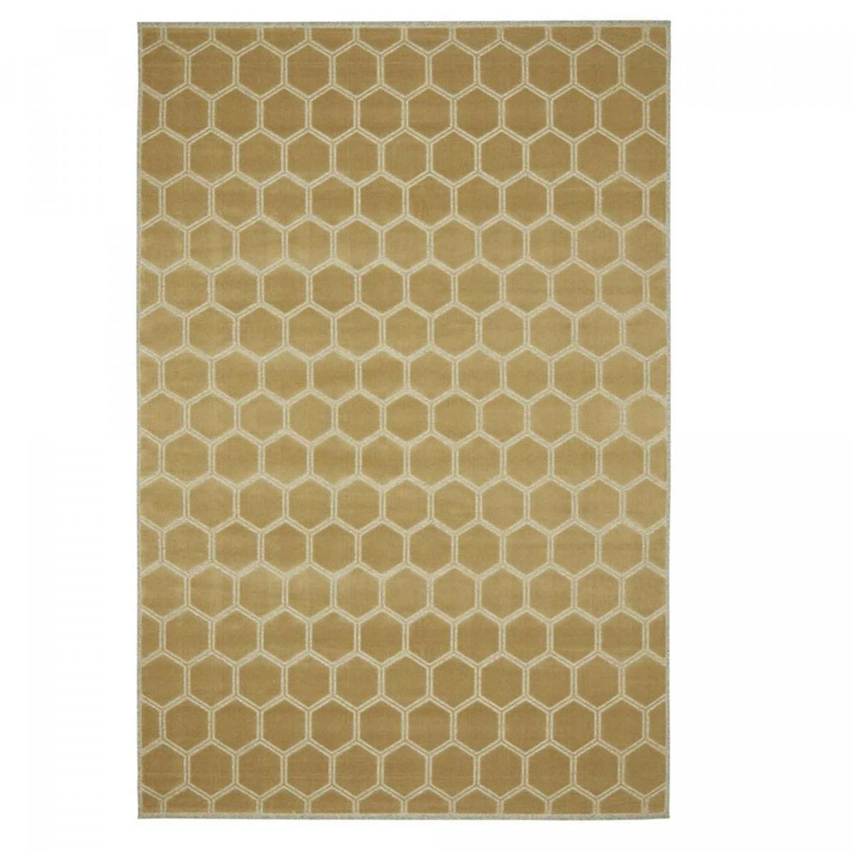 Tapis salon et chambre fait à la main en viscose motif scandinave MAQUI