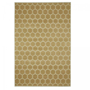 Tapis salon et chambre fait à la main en viscose motif scandinave MAQUI